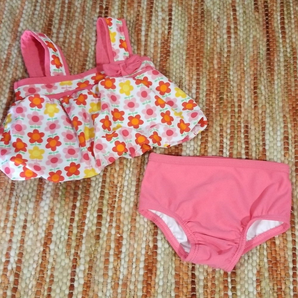 Carters 6 9 month baby girls swimsuit bikini